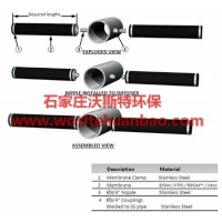 污水處理管式橡膠曝氣器曝氣管